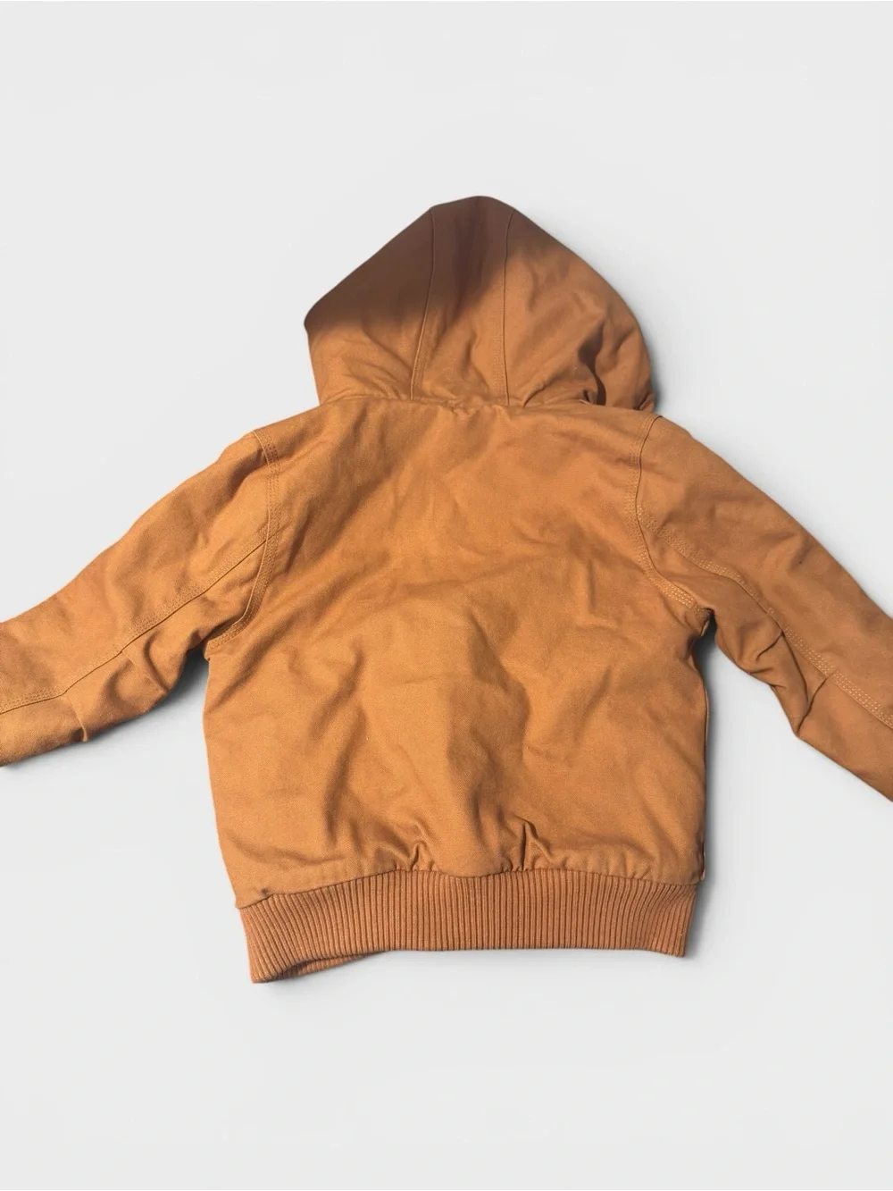 Carhartt Kids Brown Hooded Work Jacket